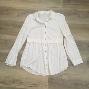 ModCloth White Button Up